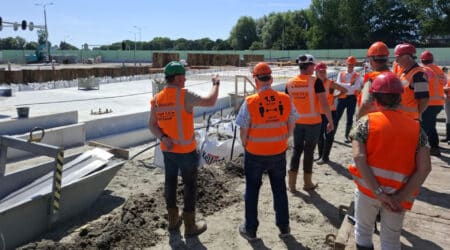 De werkgroep Klankbord Bereikbaarheid Katwijk bezoekt de werkzaamheden aan de N206
